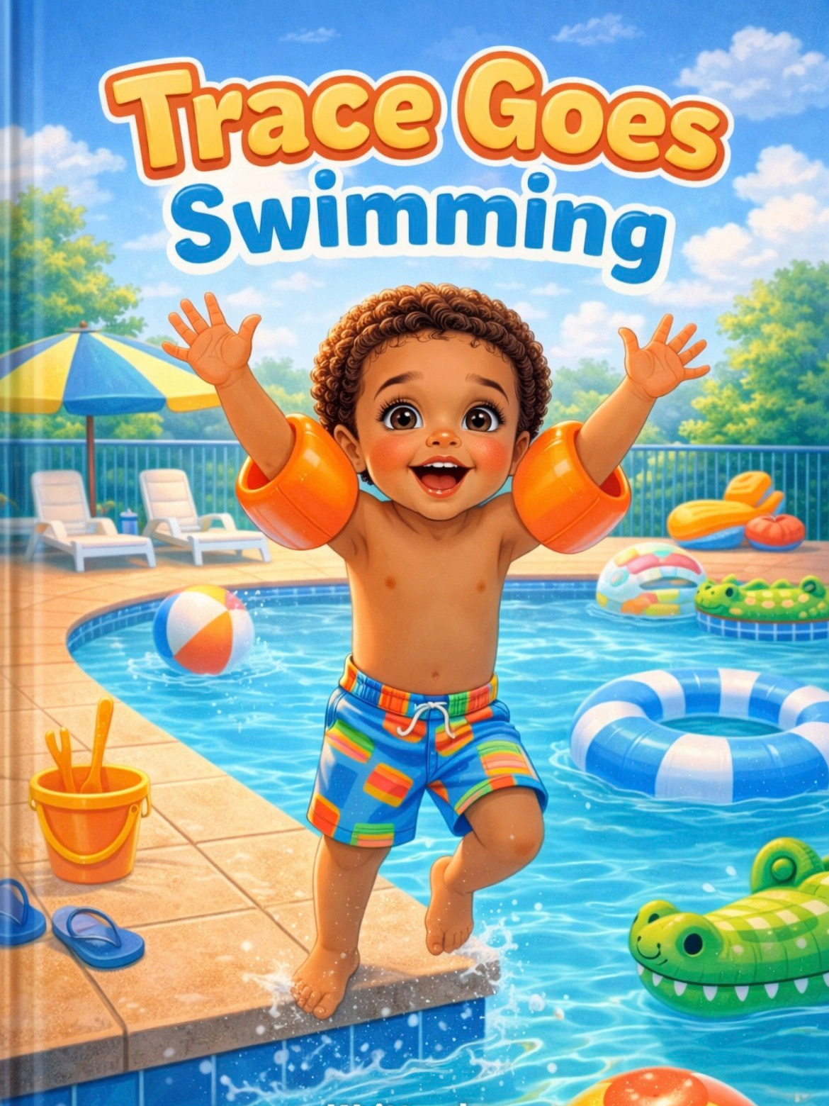 Trace Goes Swimming book cover